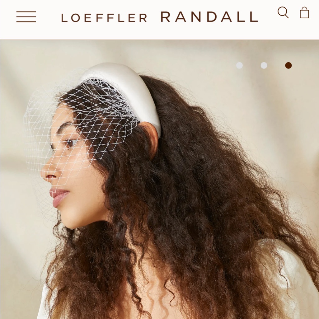 Loeffler Randall Adora Bridal Headband Veil